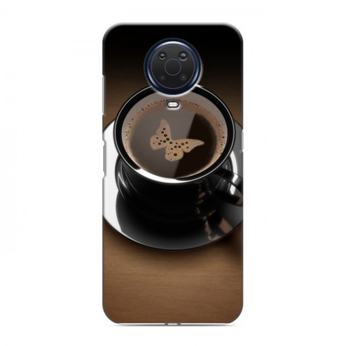 Дизайнерский силиконовый чехол для Nokia G20 Кофе напиток
