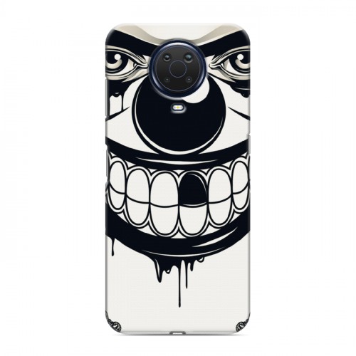 Дизайнерский силиконовый чехол для Nokia G20 Маски Black White