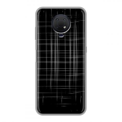 Дизайнерский силиконовый чехол для Nokia G10 Абстракции Сетка
