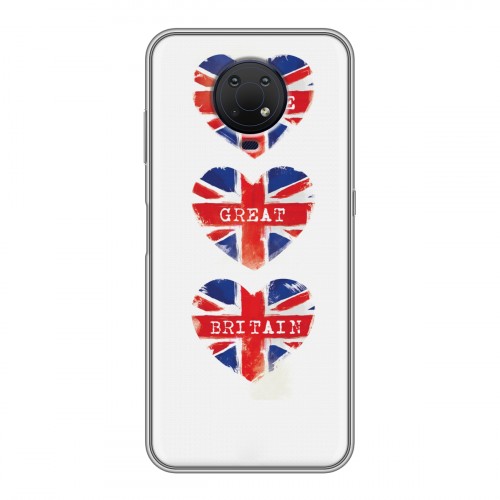 Дизайнерский силиконовый чехол для Nokia G10 British love