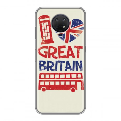 Дизайнерский силиконовый чехол для Nokia G10 British love