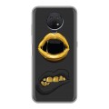 Дизайнерский силиконовый чехол для Nokia G10 Черное золото