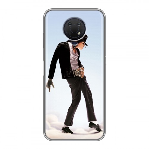 Дизайнерский силиконовый чехол для Nokia G10 Майкл Джексон