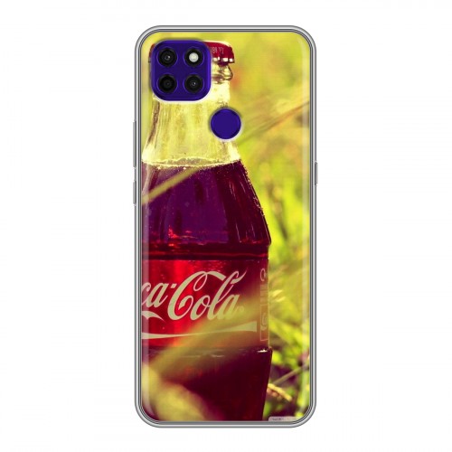 Дизайнерский силиконовый чехол для Lenovo K12 Pro Coca-cola