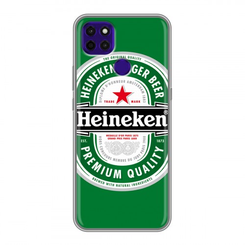 Дизайнерский силиконовый с усиленными углами чехол для Lenovo K12 Pro Heineken