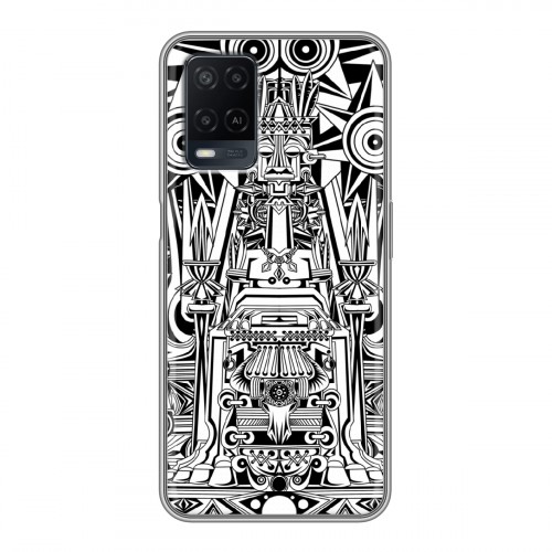Дизайнерский силиконовый чехол для OPPO A54 Мистические божества