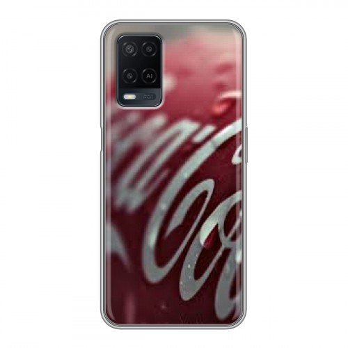 Дизайнерский силиконовый чехол для OPPO A54 Coca-cola
