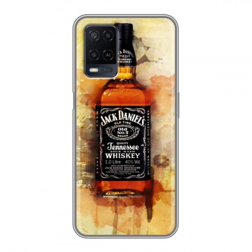 Дизайнерский силиконовый чехол для OPPO A54 Jack Daniels