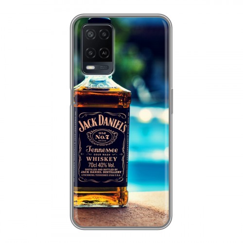 Дизайнерский силиконовый чехол для OPPO A54 Jack Daniels