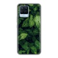 Дизайнерский силиконовый чехол для Realme 8 Нуарные листья