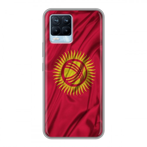 Дизайнерский силиконовый чехол для Realme 8 Флаг Киргизии