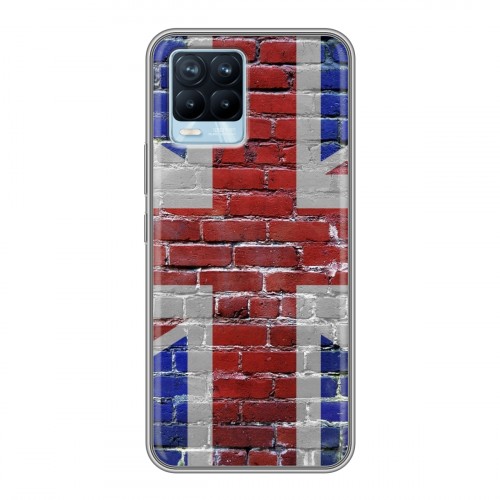 Дизайнерский силиконовый чехол для Realme 8 Флаг Британии
