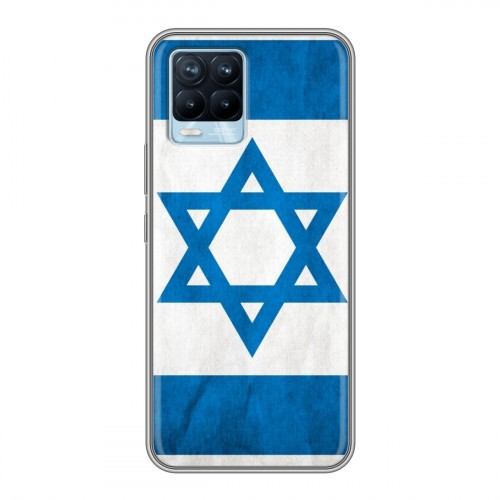 Дизайнерский силиконовый чехол для Realme 8 Флаг Израиля