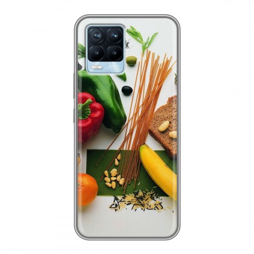 Дизайнерский силиконовый чехол для Realme 8 Овощи
