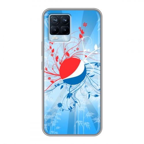 Дизайнерский силиконовый чехол для Realme 8 Pepsi