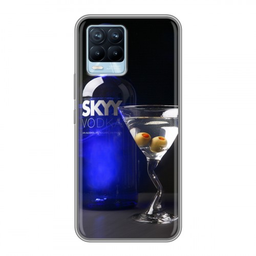 Дизайнерский силиконовый чехол для Realme 8 Skyy Vodka