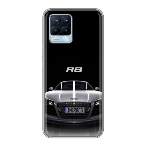 Дизайнерский пластиковый чехол для Realme 8 Audi