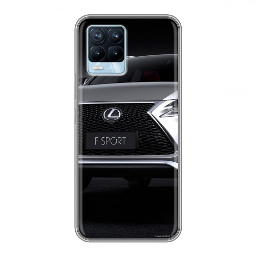 Дизайнерский силиконовый чехол для Realme 8 Lexus