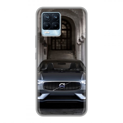 Дизайнерский силиконовый чехол для Realme 8 Volvo