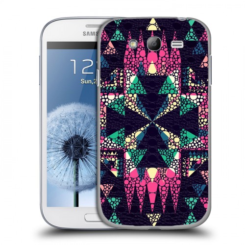 Дизайнерский пластиковый чехол для Samsung Galaxy Grand Кожа хамелеона