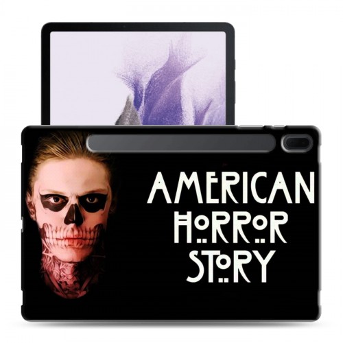 Дизайнерский силиконовый чехол для Samsung Galaxy Tab S7 FE Американская История Ужасов