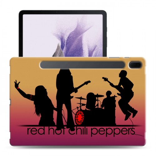 Дизайнерский силиконовый чехол для Samsung Galaxy Tab S7 FE Red Hot Chili Peppers