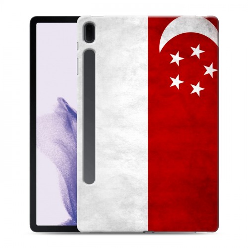 Дизайнерский силиконовый чехол для Samsung Galaxy Tab S7 FE Сингапур