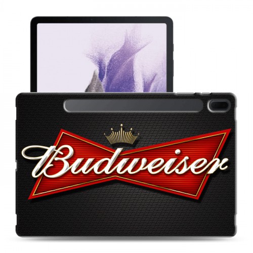Дизайнерский силиконовый чехол для Samsung Galaxy Tab S7 FE Budweiser