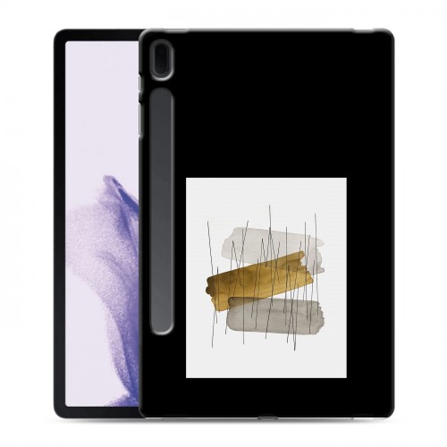 Дизайнерский силиконовый чехол для Samsung Galaxy Tab S7 FE Стильные абстракции