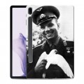 Дизайнерский силиконовый чехол для Samsung Galaxy Tab S7 FE Юрий Гагарин