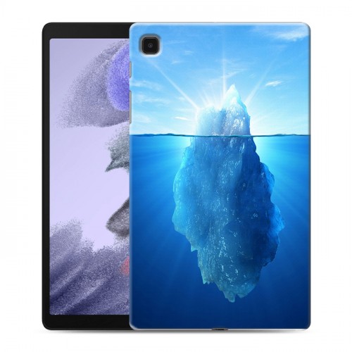 Дизайнерский силиконовый чехол для Samsung Galaxy Tab A7 lite Льды