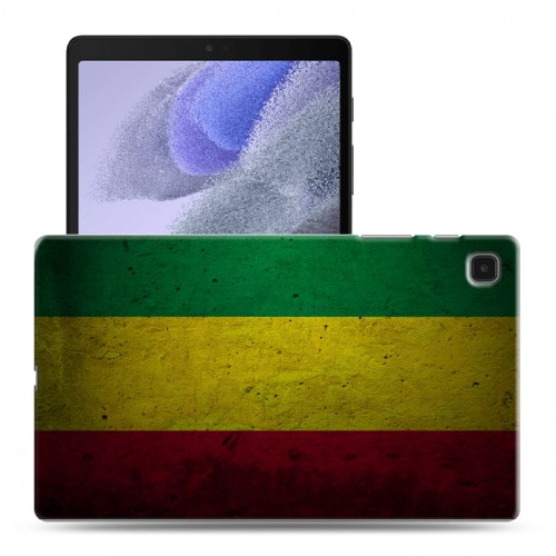 Дизайнерский силиконовый чехол для Samsung Galaxy Tab A7 lite флаг Раста