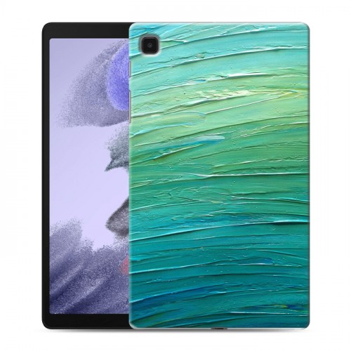 Дизайнерский силиконовый чехол для Samsung Galaxy Tab A7 lite Мазки краски