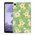Дизайнерский силиконовый чехол для Samsung Galaxy Tab A7 lite Причудливые цветы