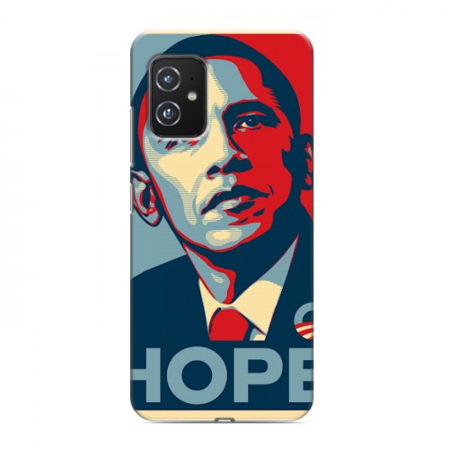 Дизайнерский силиконовый чехол для ASUS ZenFone 8 Барак Обама