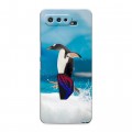 Дизайнерский силиконовый чехол для ASUS ROG Phone 5 Пингвины