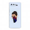 Дизайнерский силиконовый чехол для ASUS ROG Phone 5 Ким Кардашьян
