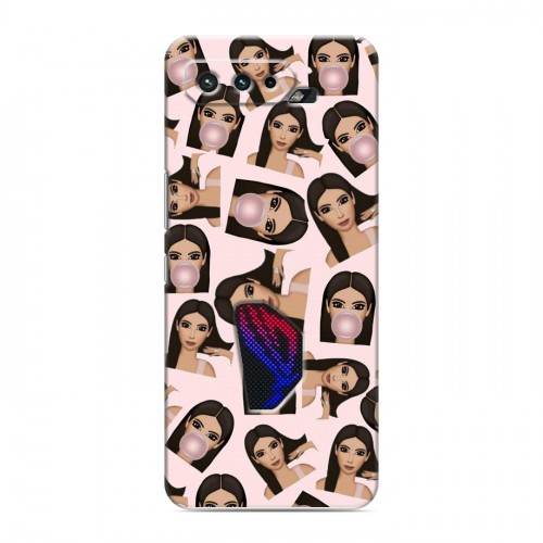 Дизайнерский силиконовый чехол для ASUS ROG Phone 5 Ким Кардашьян