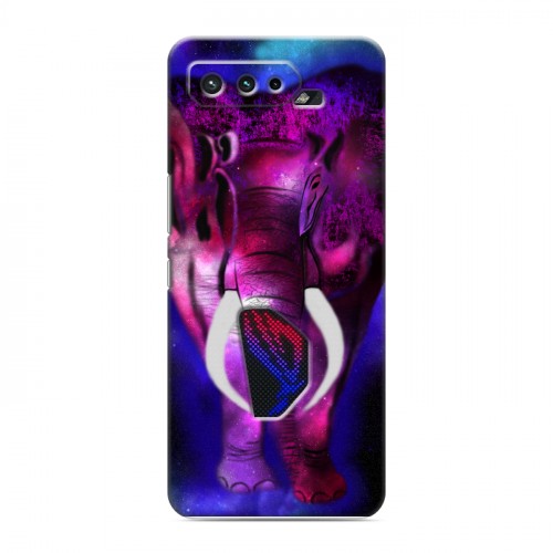 Дизайнерский силиконовый чехол для ASUS ROG Phone 5 Яркие животные