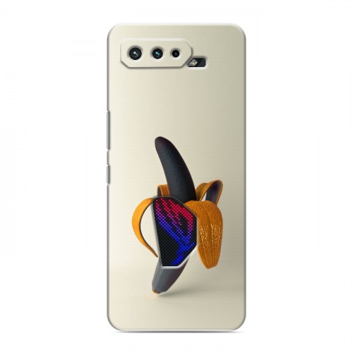 Дизайнерский силиконовый чехол для ASUS ROG Phone 5 Черное золото
