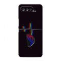 Дизайнерский силиконовый чехол для ASUS ROG Phone 5 Неоновые образы