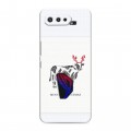 Дизайнерский силиконовый чехол для ASUS ROG Phone 5 Happy 2021