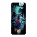 Дизайнерский силиконовый чехол для ASUS ROG Phone 5 Волк и луна