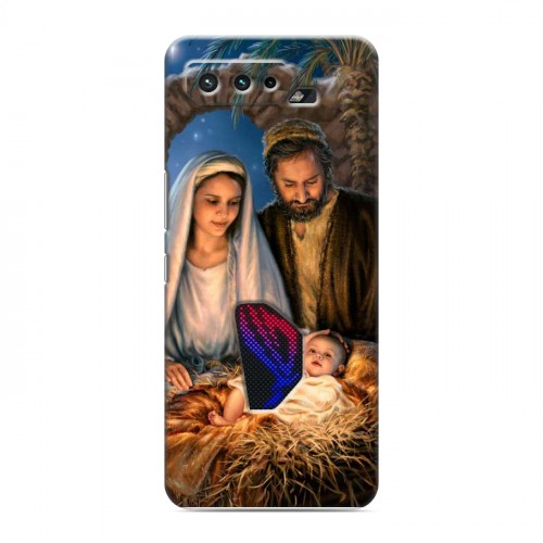 Дизайнерский силиконовый чехол для ASUS ROG Phone 5 Рождество Христово