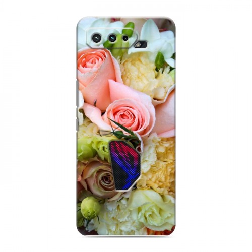 Дизайнерский силиконовый чехол для ASUS ROG Phone 5 Розы