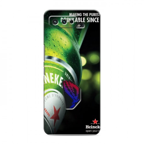Дизайнерский силиконовый чехол для ASUS ROG Phone 5 Heineken