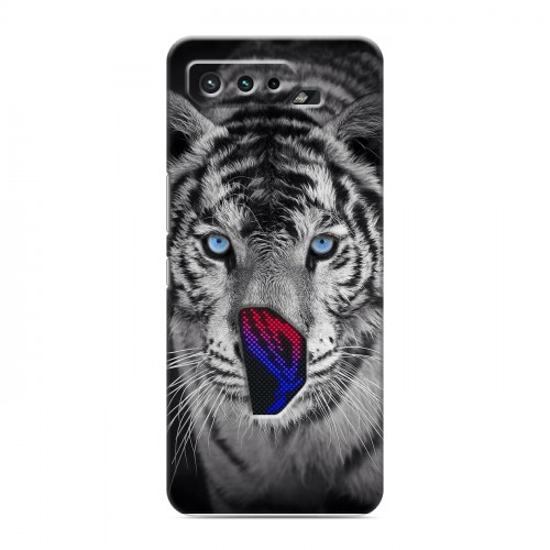 Дизайнерский силиконовый чехол для ASUS ROG Phone 5 Тигры