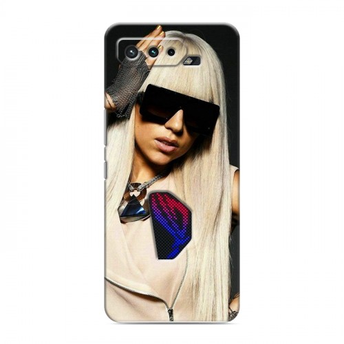 Дизайнерский силиконовый чехол для ASUS ROG Phone 5 Леди Гага