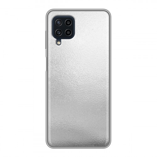 Дизайнерский силиконовый чехол для Samsung Galaxy A22 Металл