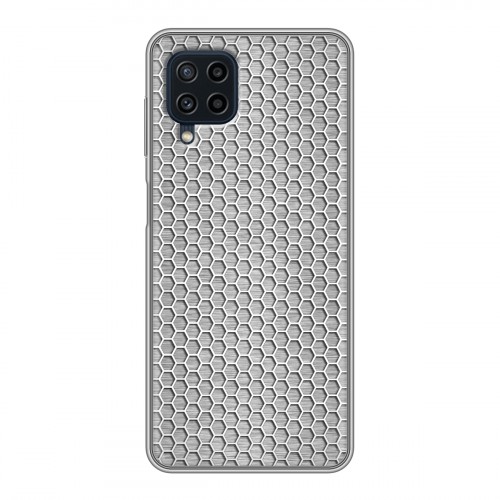 Дизайнерский силиконовый чехол для Samsung Galaxy A22 Металл